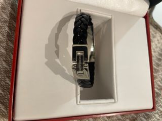 Pulsera Morellato Hombre Cuero y Acero