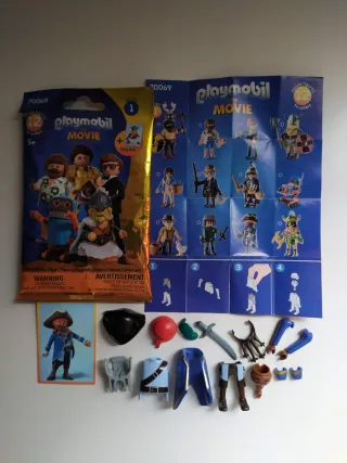 Playmobil THE MOVIE 1 70069 FIGURA SIN MONTAR