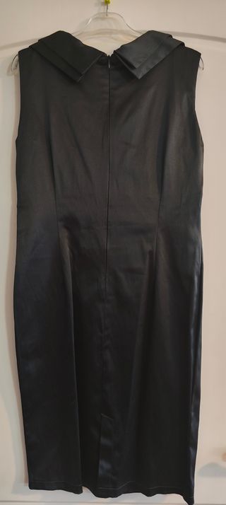 Vestido verde botella sin mangas