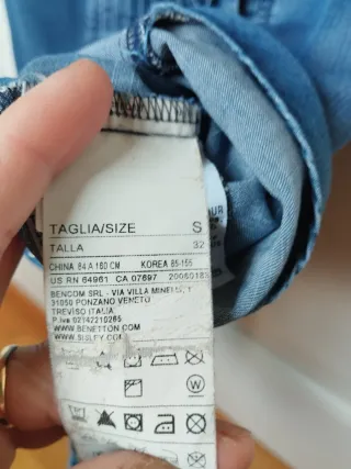 Camicia jeans Sisley donna