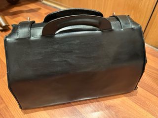 Maletín médico antiguo negro