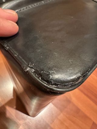 Maletín médico antiguo negro