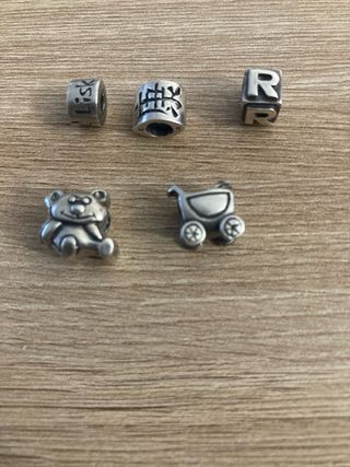 Lote 11 abalorios charms para pulsera