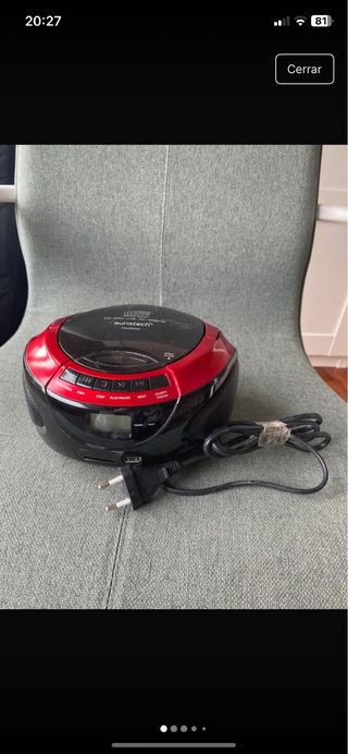 Reproductor CD USB MP3 Sunstech