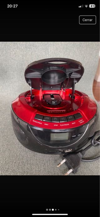 Reproductor CD USB MP3 Sunstech