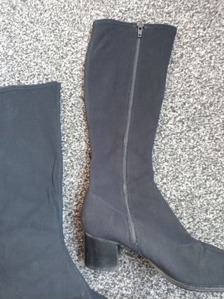 Stivali Valleverde neri in tessuto numero 35