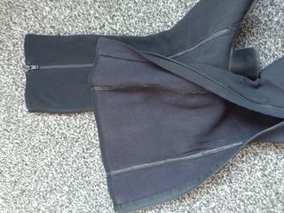 Stivali Valleverde neri in tessuto numero 35