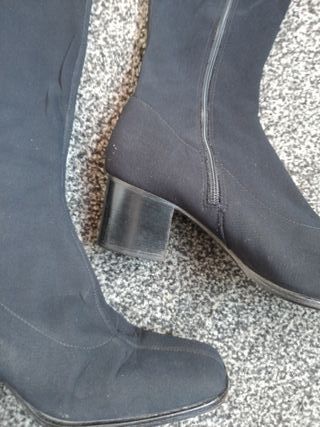 Stivali Valleverde neri in tessuto numero 35