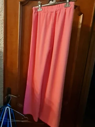 Pantaloni Amelie vita alta gamba larga XS