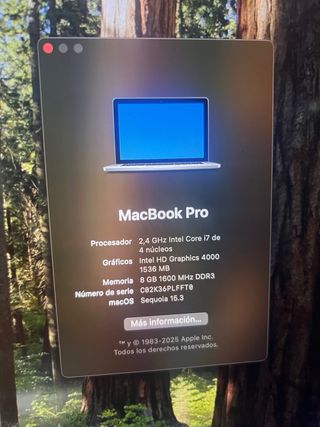 Lote 2 MacBook Pro Apple