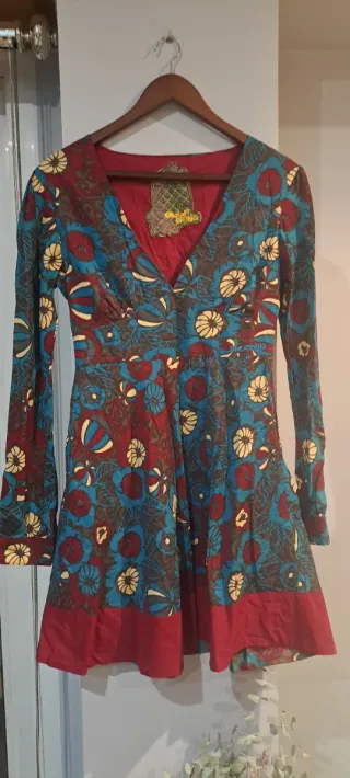 Vestido Billabong floral manga larga