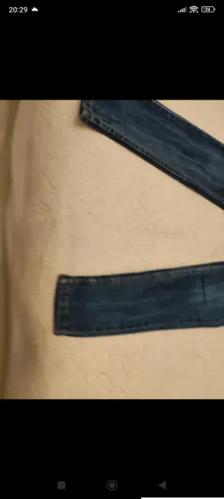 Pantalón vaquero skinny Bershka azul