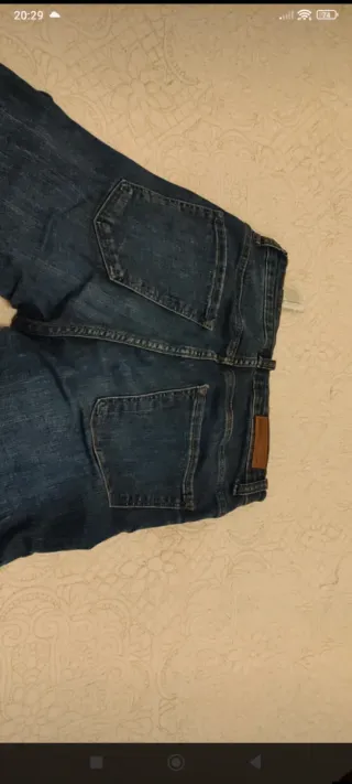 Pantalón vaquero skinny Bershka azul