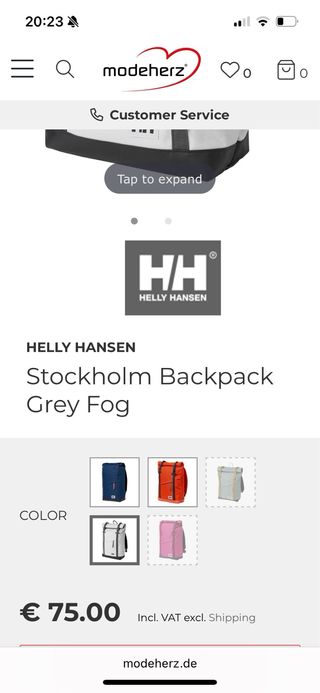 Mochila Helly Hansen Gris y Negra