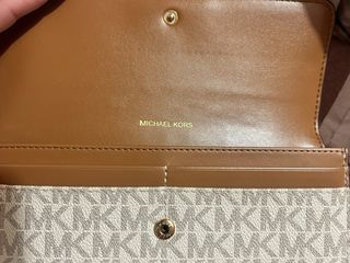 Cartera Michael Kors Beige Nueva