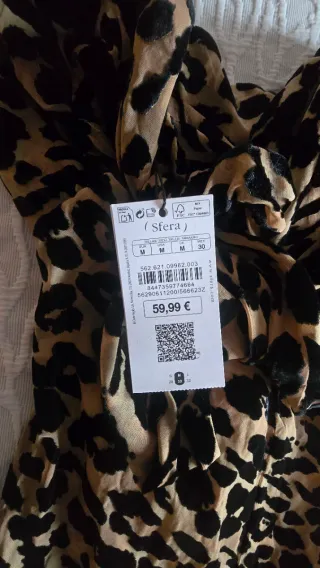 Vestido estampado leopardo