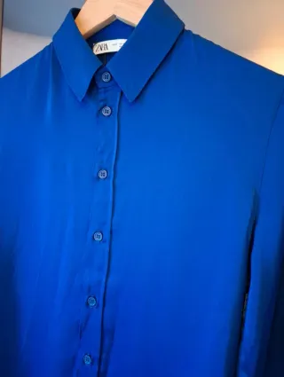 Camisa Zara azulón