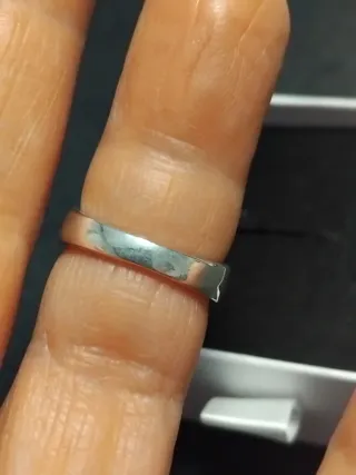 Anillo Plata Estrella Brillante