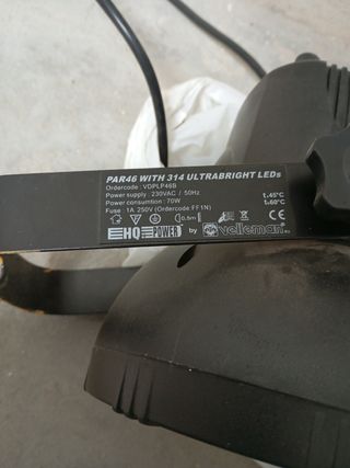 Luces LED para discoteca. 20€ las 2 unidades