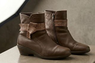 Mocasín de cuña 24HRS Piel Marrón