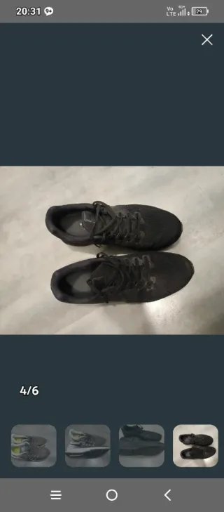 3 Paia di Scarpe Sportive Nere