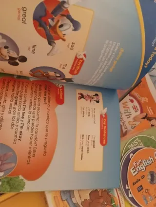 Gran lote para aprender inglés 6+ años+regalo