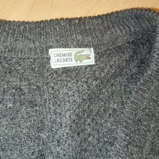 Jersey Lacoste Vintage Gris