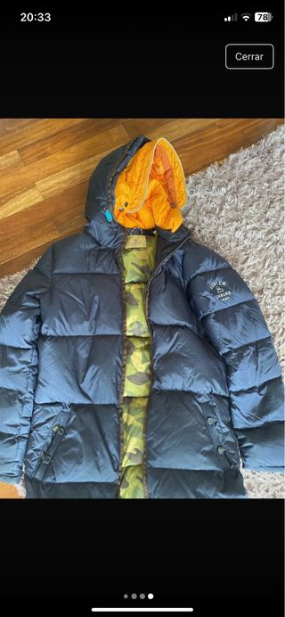 Chamarra Scotch & Soda Azul Naranja