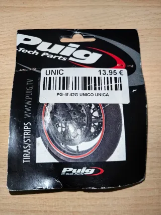 Tira adhesiva para llanta de moto Puig 6m