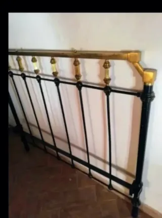 Cabecero antiguo hierro forjado 135cm