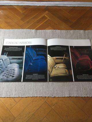 Catálogo Cadillac 1985
