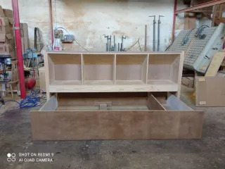 Cama con mueble de todas las medidas