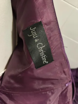 Vestido + chal morado