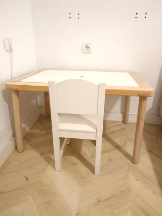 Mesa y Silla Infantil Ikea FLISAT