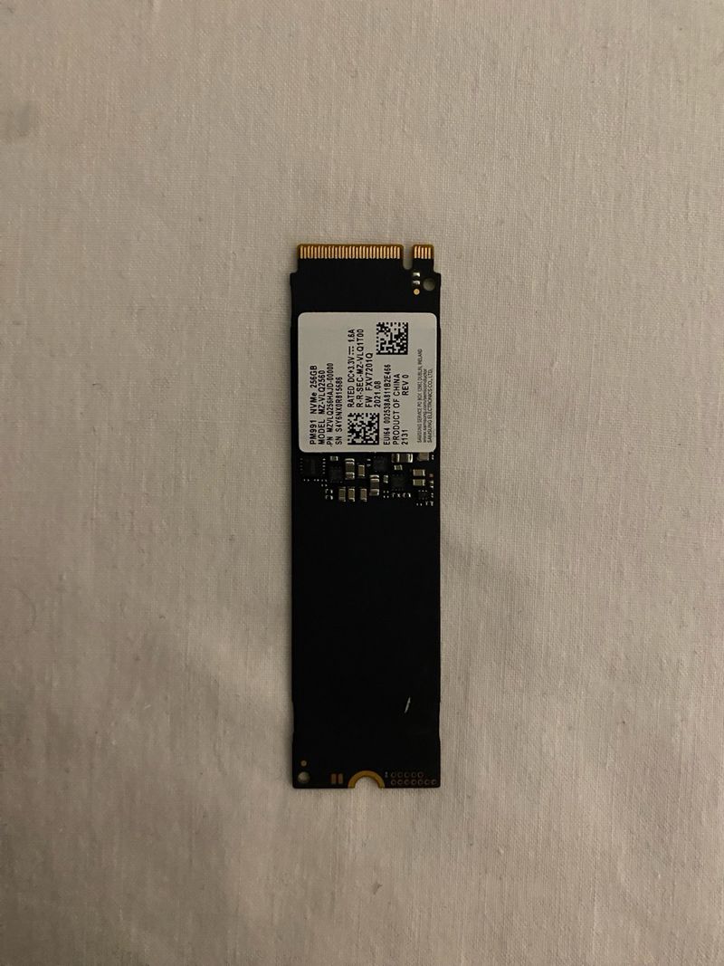 SSD Samsung 256GB NVMe M.2 afbeelding 2