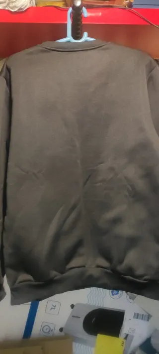 Sudadera M Negra Oso con Gorra