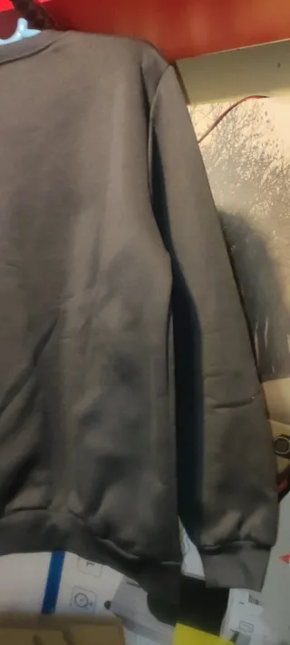 Sudadera M Negra Oso con Gorra