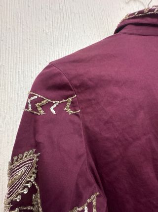 Vestido Bantik Granate Boho Chic Bordado