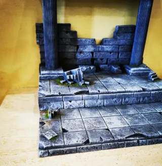 Saint Seiya Diorama Rovine Antiche action figure