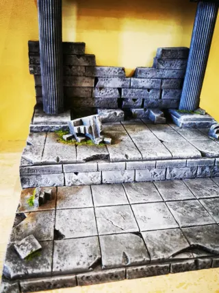 Saint Seiya Diorama Rovine Antiche action figure