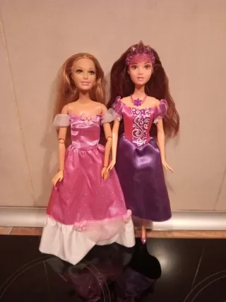 2 Bambole Mattel Barbie Disney