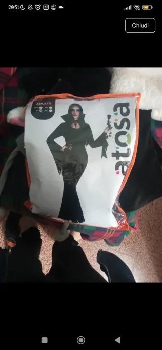 Costume donna Atosa Halloween/Carnevale XL