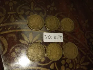 Monedas antiguas España 2,50 pesetas