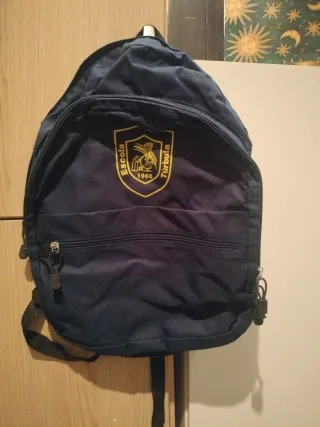 Mochila escolar azul