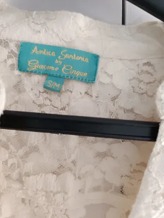 Camisa encaje Antea Talla M