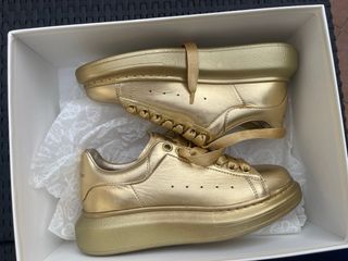 Sneakers Alexander McQueen Pelle Oro
