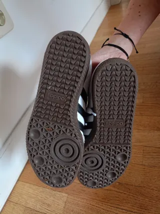 Zapatillas Adidas Samba Blancas y Negras