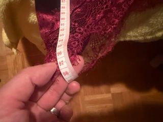 Vestido Terciopelo Burdeos Encaje