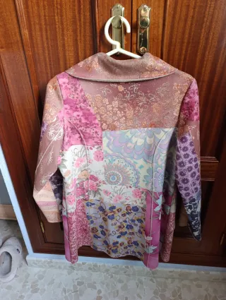 Chaqueta patchwork multicolor