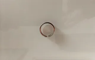 Anillo plata abierto ajustable